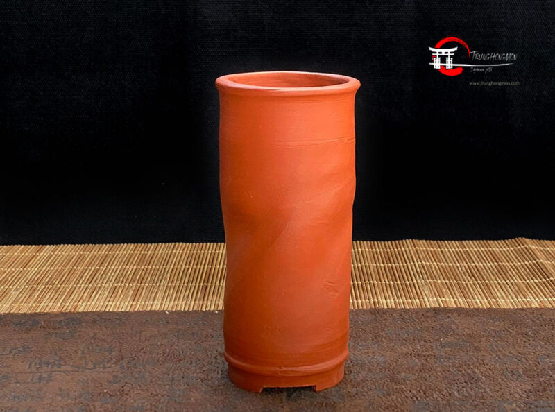 Dejyu Chậu tròn ống đổ sâu mini - Size W 4.5cm X H 9.5cm